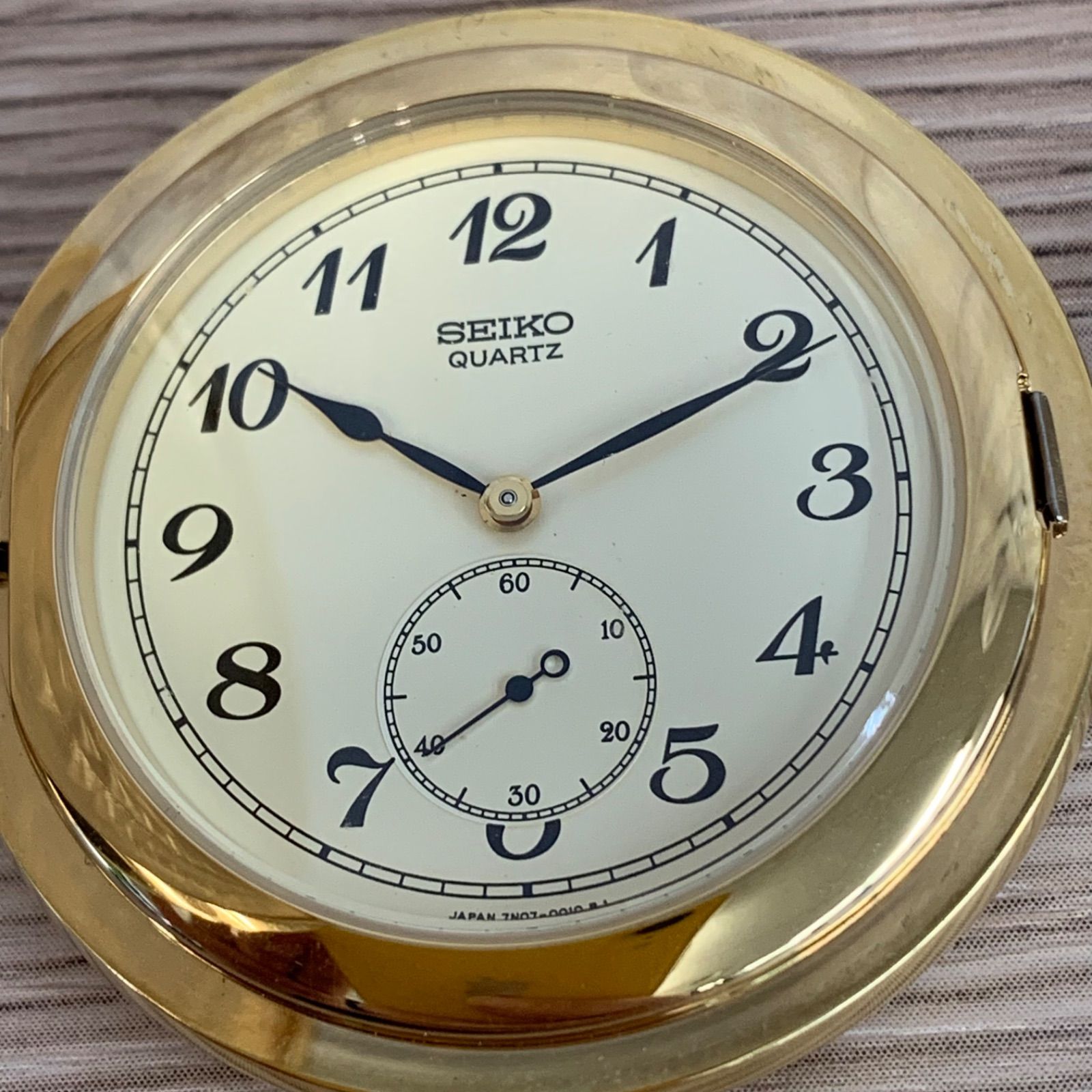 内閣総理大臣 贈 懐中時計 セイコー 7N07-001A SEIKO 稼働品 セイコー 
