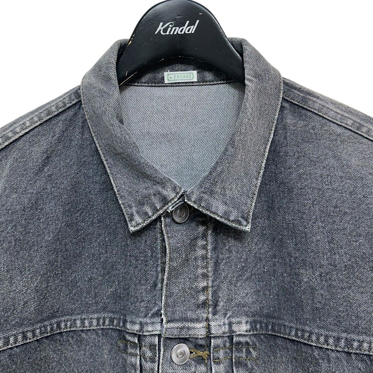 A．PRESSE 25AW Vintage Gray Denim Jacket ヴィンテージグレーデニム