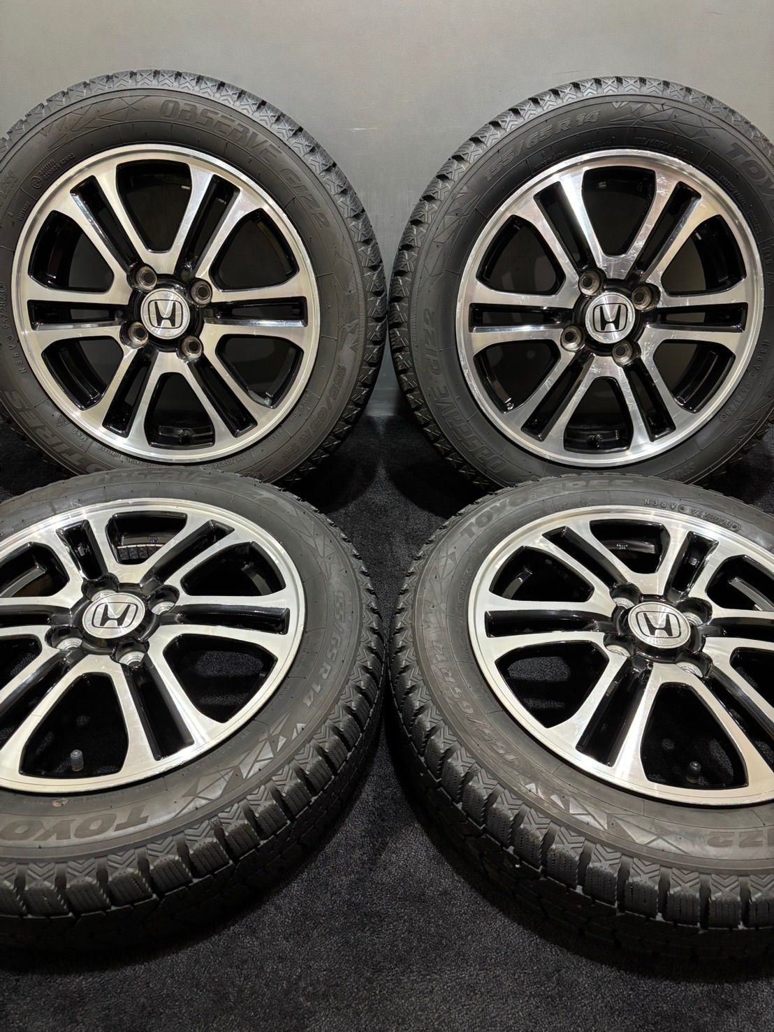 ☆155/65R14 TOYO/OBSERVE GIZ2 23年製 ホンダ 純正 14インチ 4.5J +40