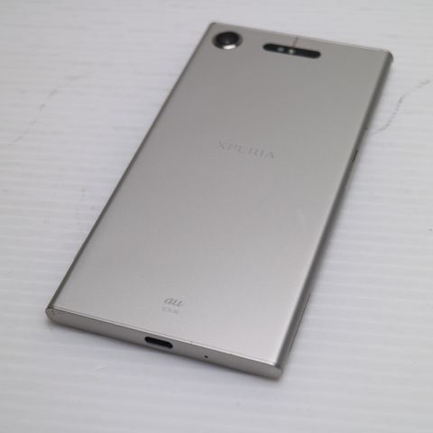 良品中古 SOV36 Xperia XZ1 シルバー スマホ 即日発送 スマホ 白ロム