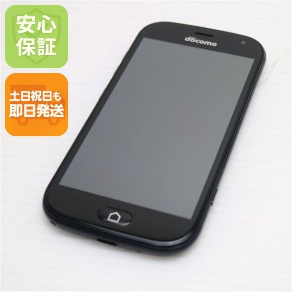 美品 F-01L らくらくスマートフォン me ブラック スマホ 本体 白ロム