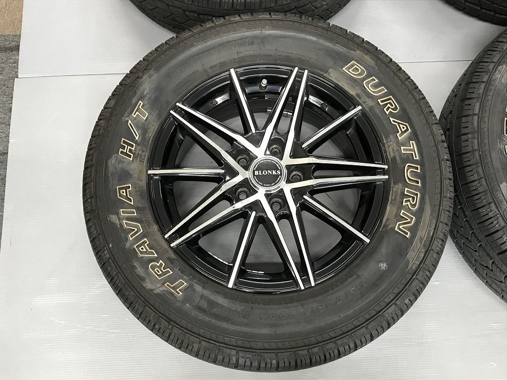 ◎デリカD:5外し バリ溝 ホワイトレター 215/70R16 ホイール良品 16inc