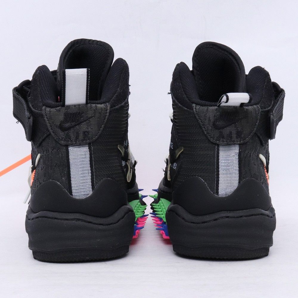 新品未使用 Off-White × Nike Air Force 1 Mid Black 26.5cm ナイキ×