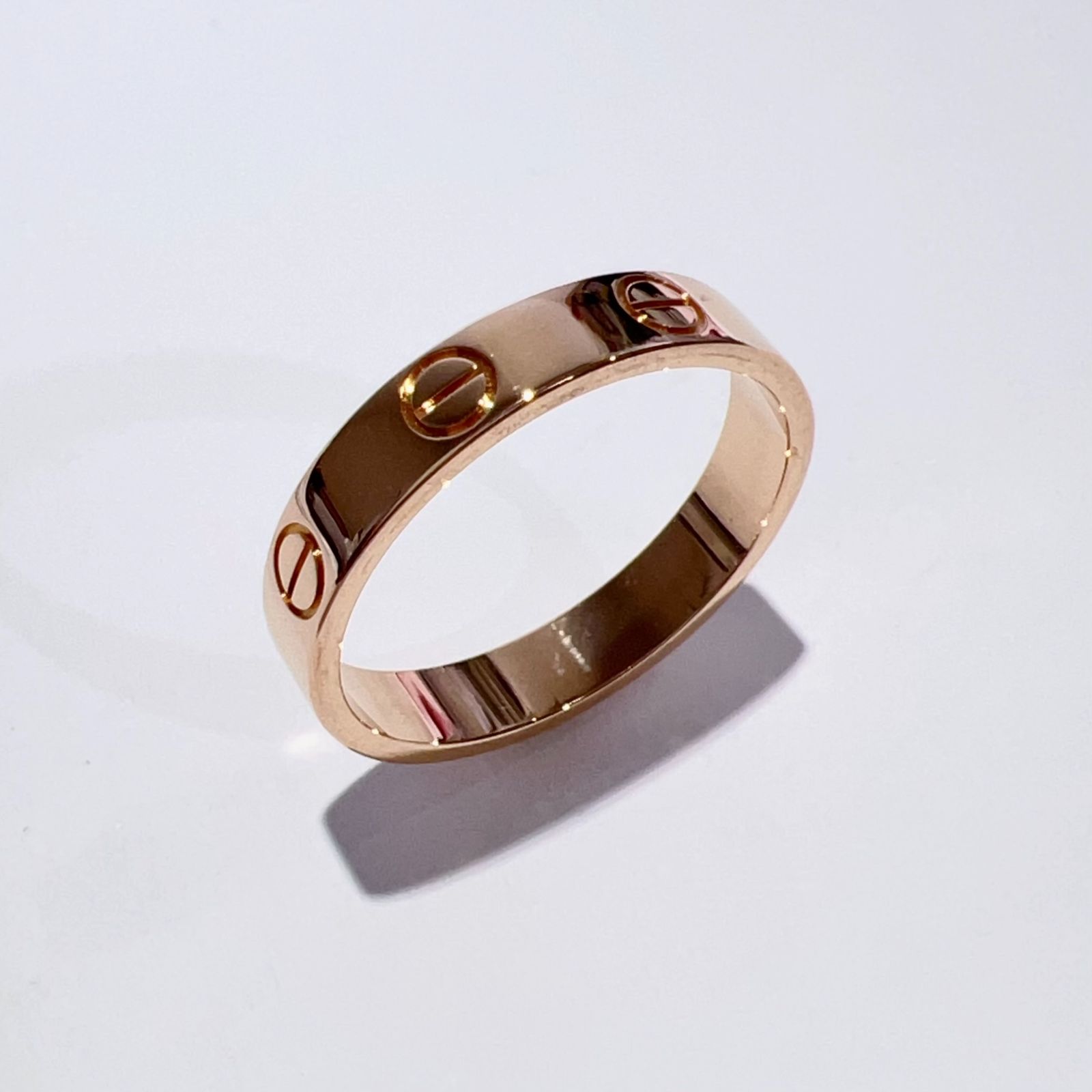 Cartier カルティエ K18PG 750 ミニラブリング スモールモデル