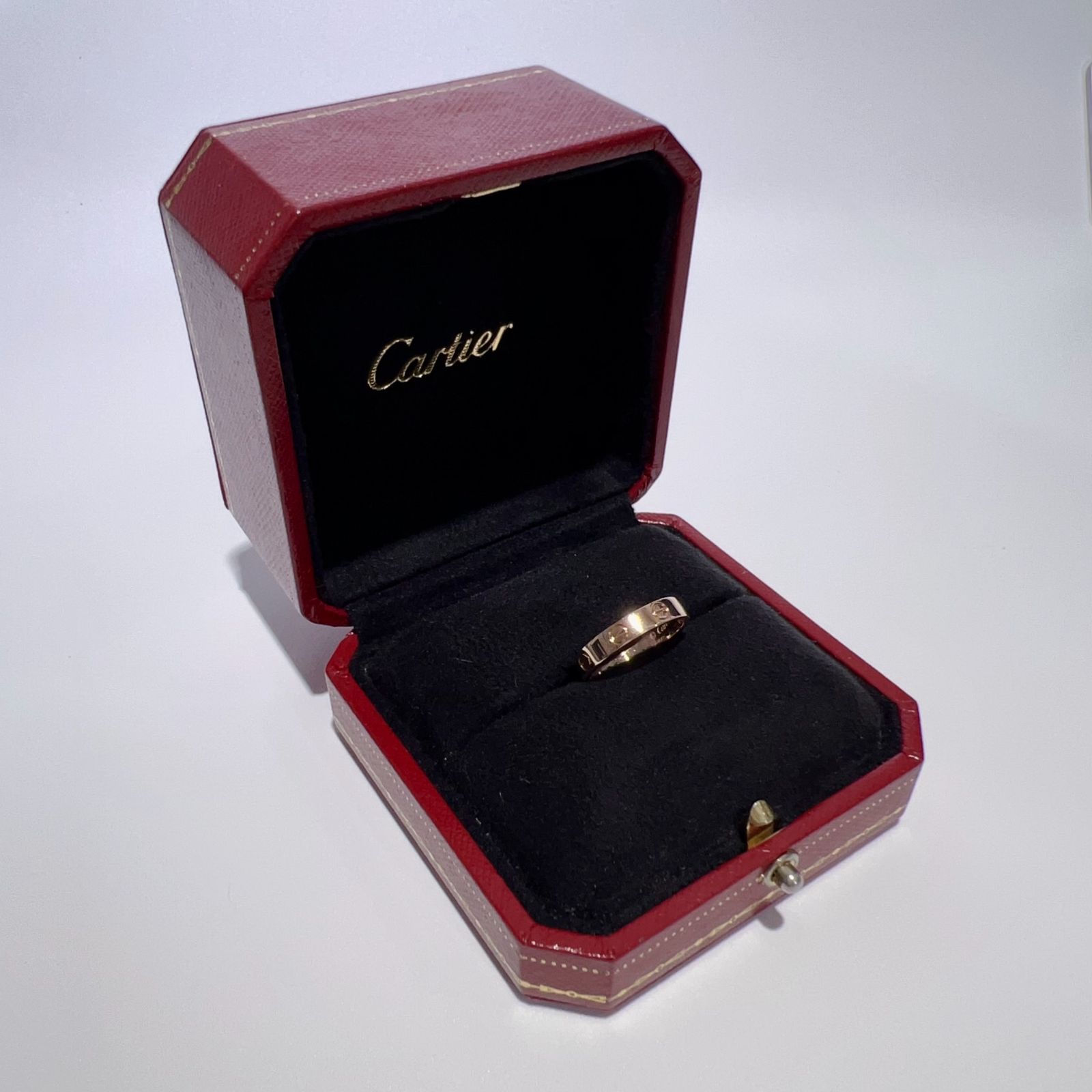 Cartier カルティエ K18PG 750 ミニラブリング スモールモデル