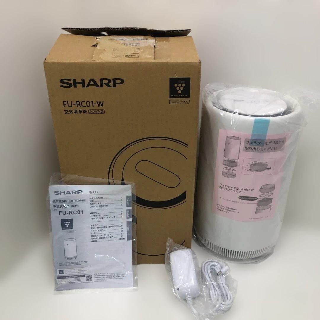 シャープ SHARP プラズマクラスター7000搭載 空気清浄機 FU-RC01-W