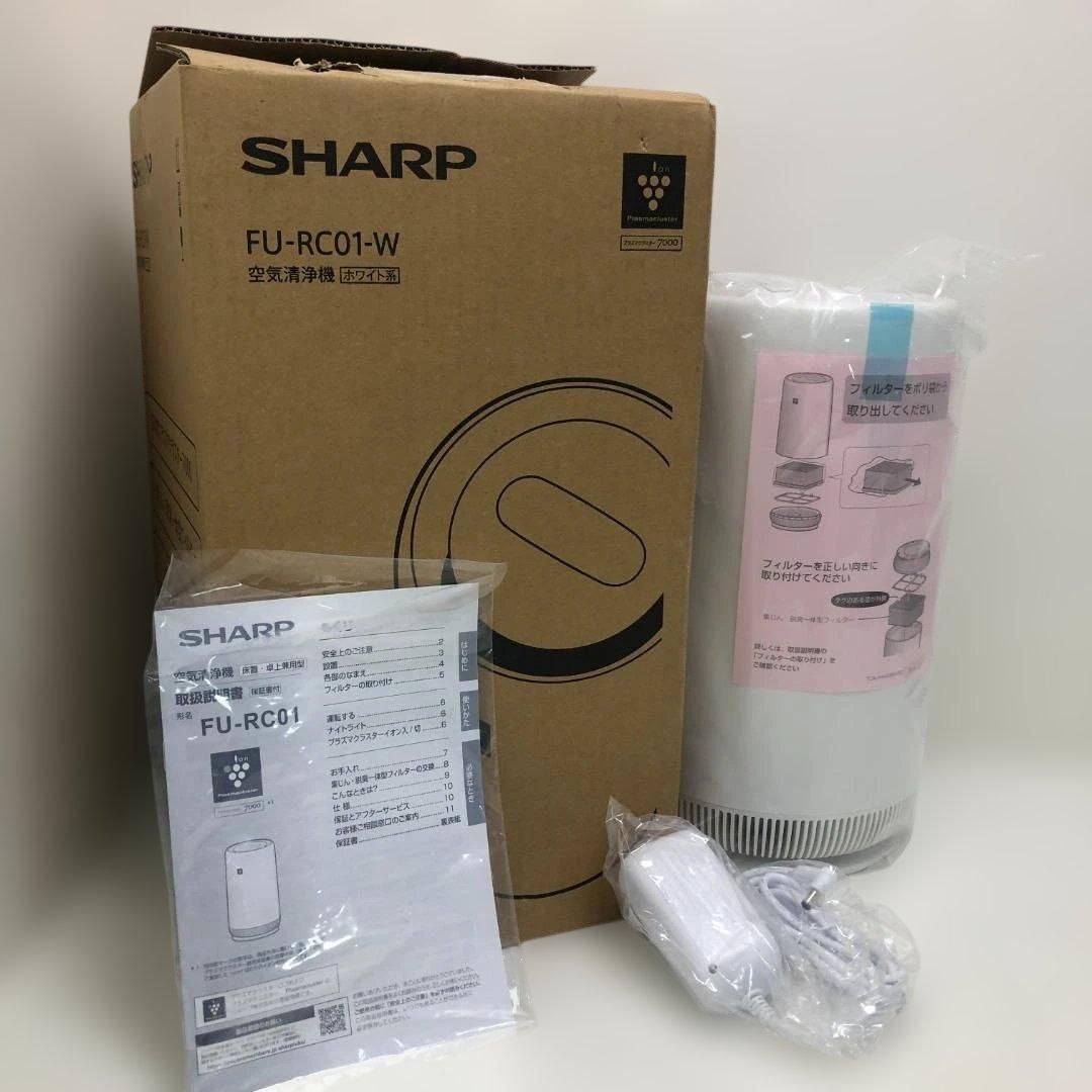 シャープ SHARP プラズマクラスター7000搭載 空気清浄機 FU-RC01-W