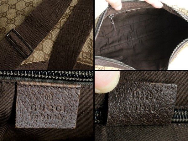 オールド イタリア製 GUCCI グッチ GG柄 ショルダーバッグ