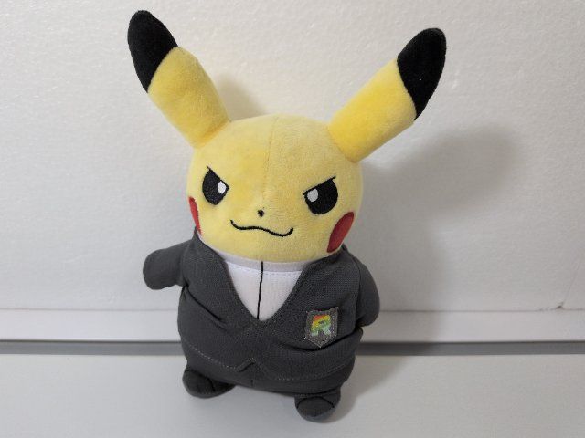 ボスごっこピカチュウ　ぬいぐるみ　ロケット団　サカキ　タグ付き ポケモンセンター限定】 ポケモングッズ ピカチュウ（サカキ