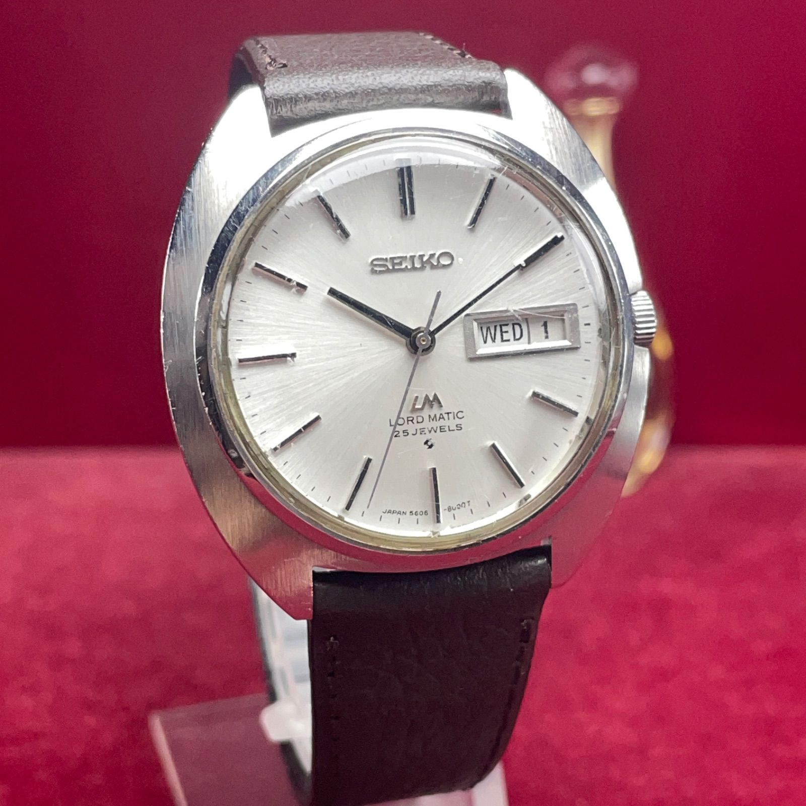 OH済 SEIKO セイコー ロードマチック 1970年製 自動巻 25石 LM