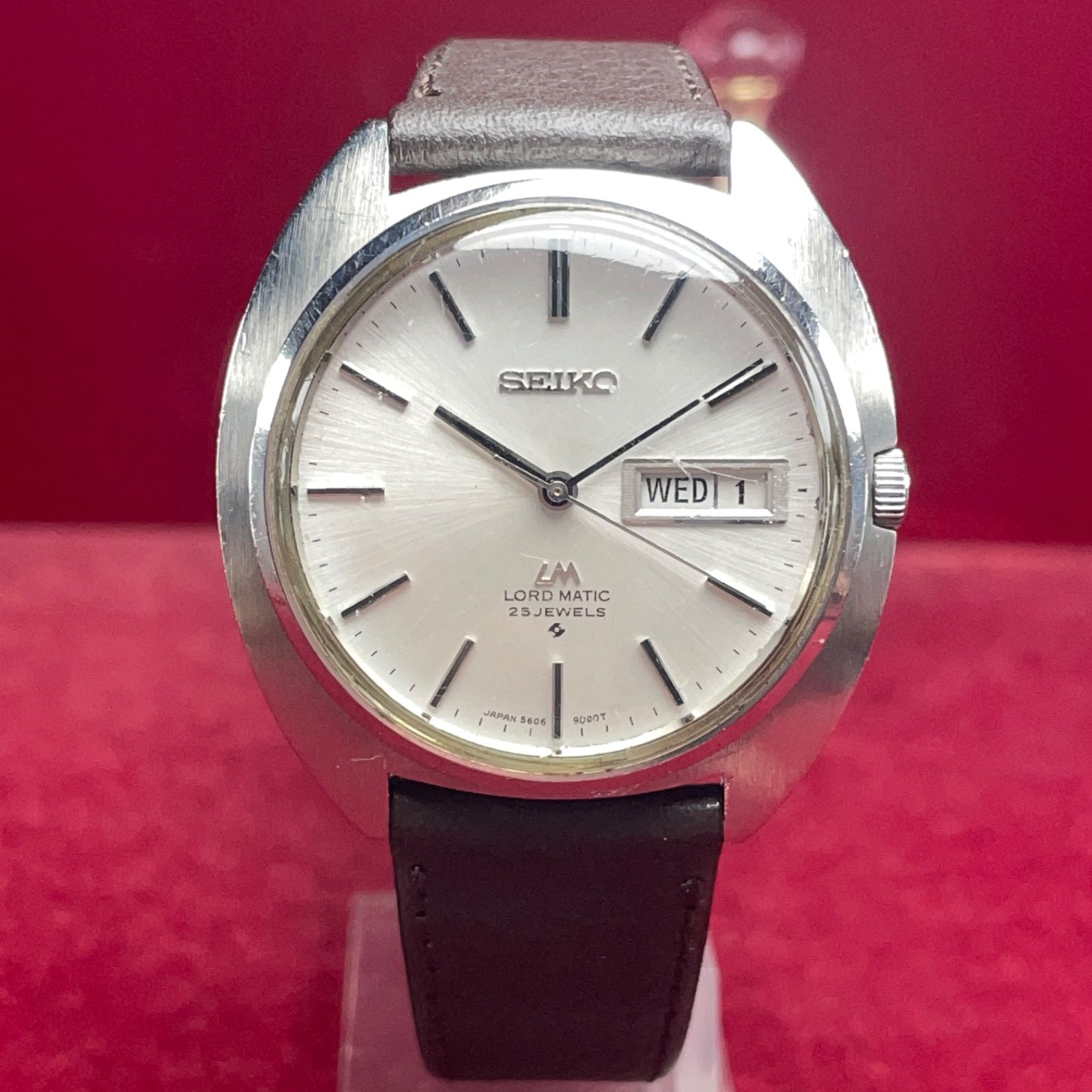 激レア【1970年代】セイコー ロードマチック 25石 デイデイト 時計 メンズ OH済 SEIKO セイコー ロードマチック 1970年製 自動巻 25石 LM