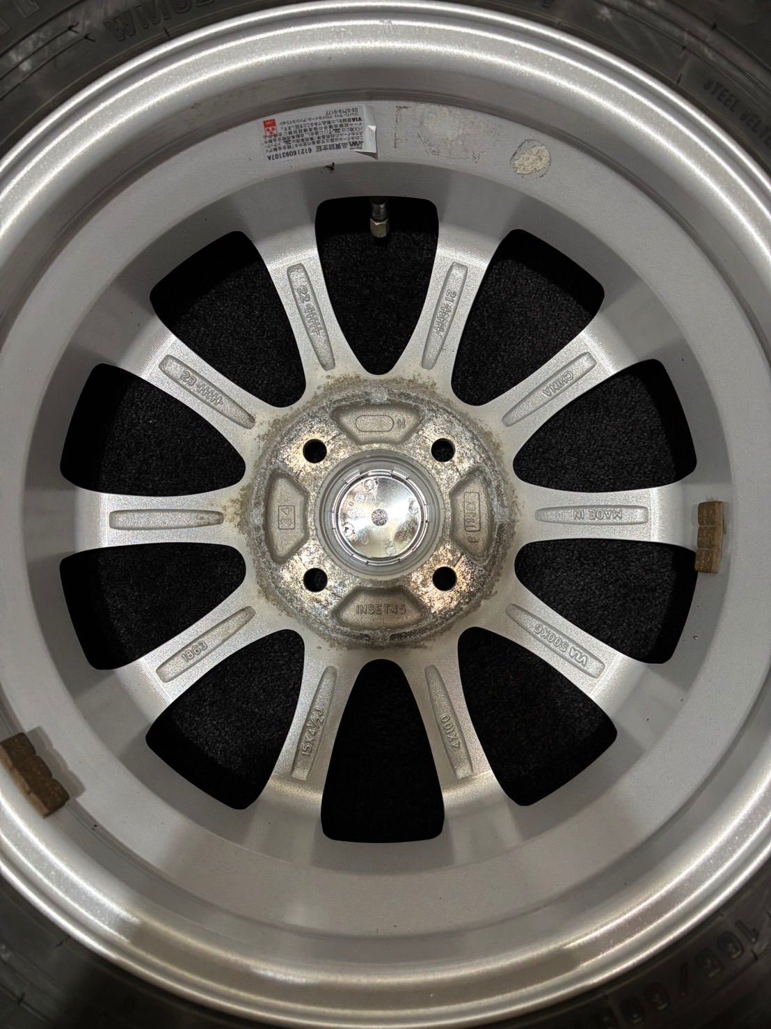 ☆165/60R15 DUNLOP/WINTER MAXX WM02 22年製 Exceeder 15インチ 4.5J
