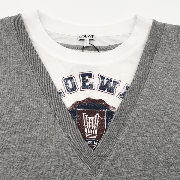 中古】LOEWE Vネック スウェット XL グレー ロエベ[10] - メルカリ