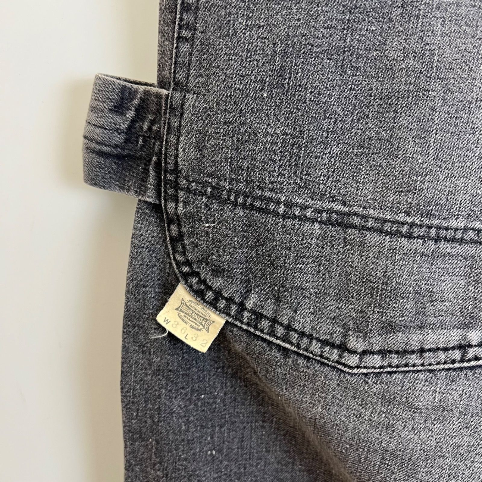 PHIGVEL MAKERS & Co. japan archive black denim pants w36