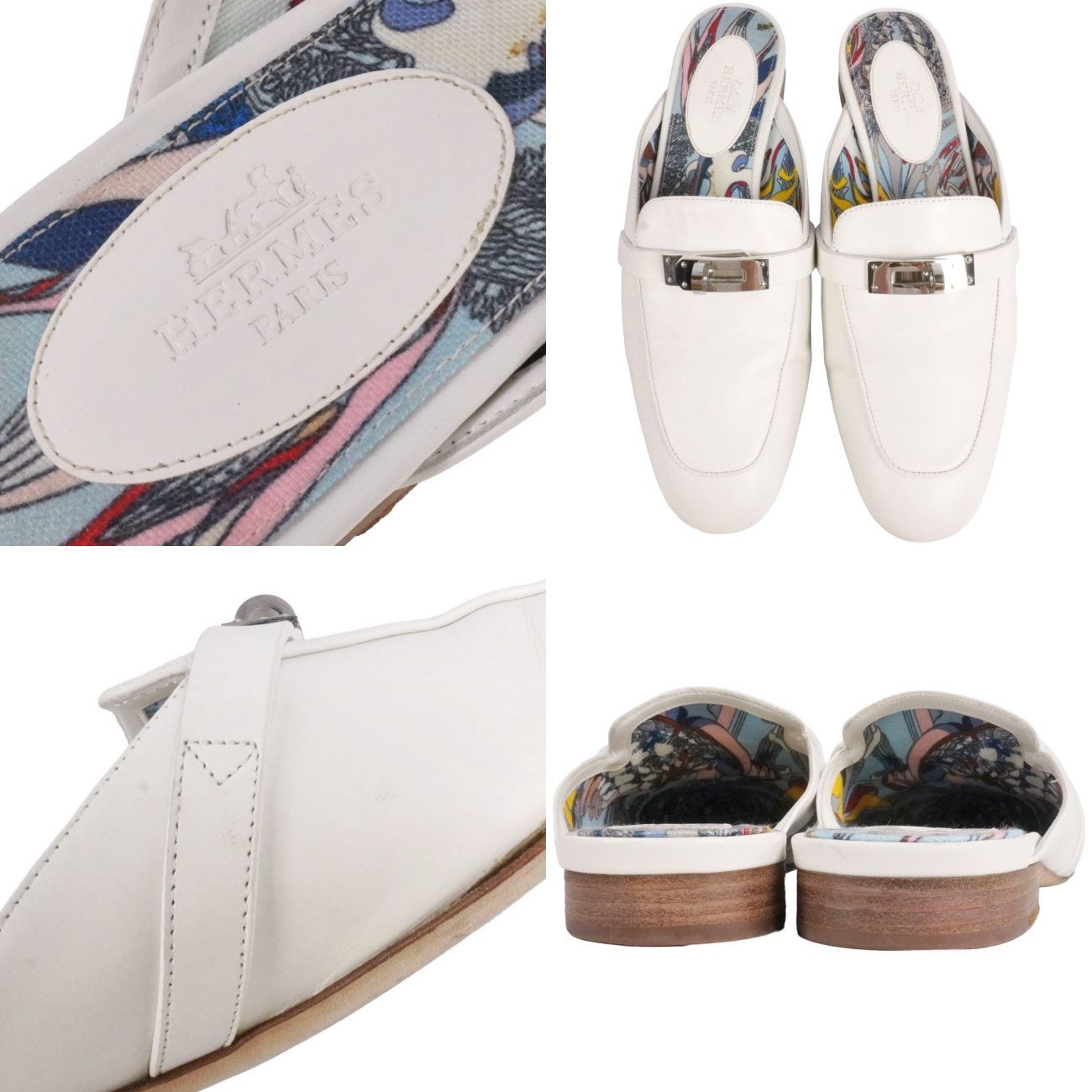 美品 エルメス HERMES サンダル 2020 オズ ミュール ケリー金具 レ