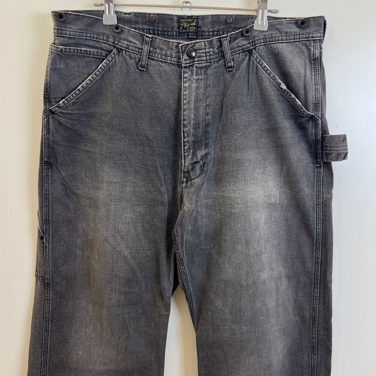 PHIGVEL MAKERS & Co. japan archive black denim pants w36