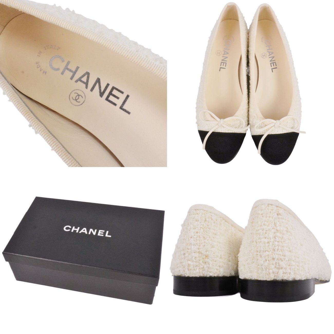 ブランド別 シャネル CHANEL パンプス 36 1/2 G02819 - レザー 