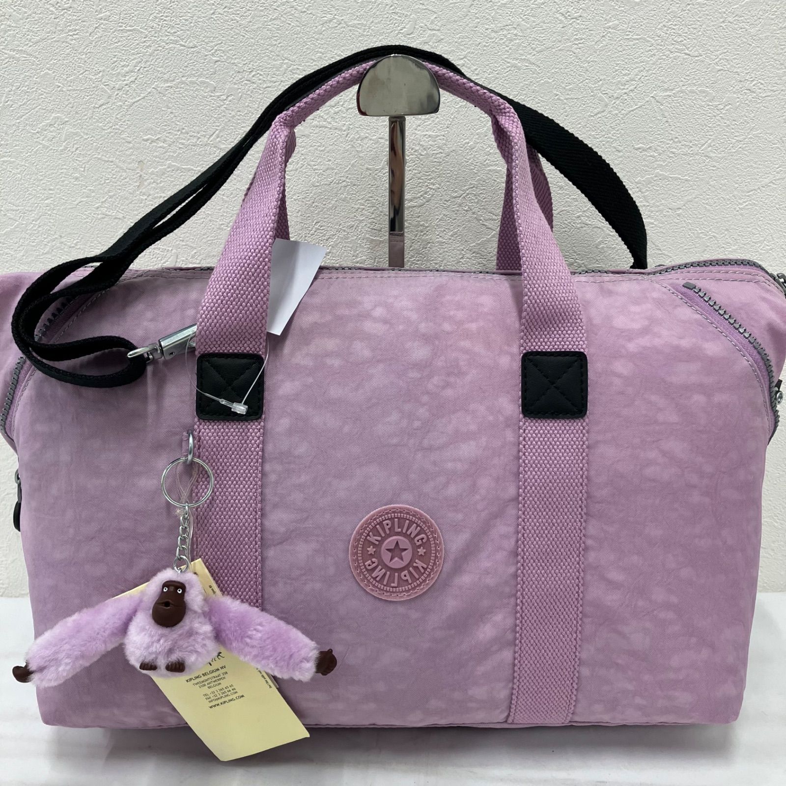 Kipling キプリング ショルダーバッグ パープル ナイロン 2way｜Yahoo 