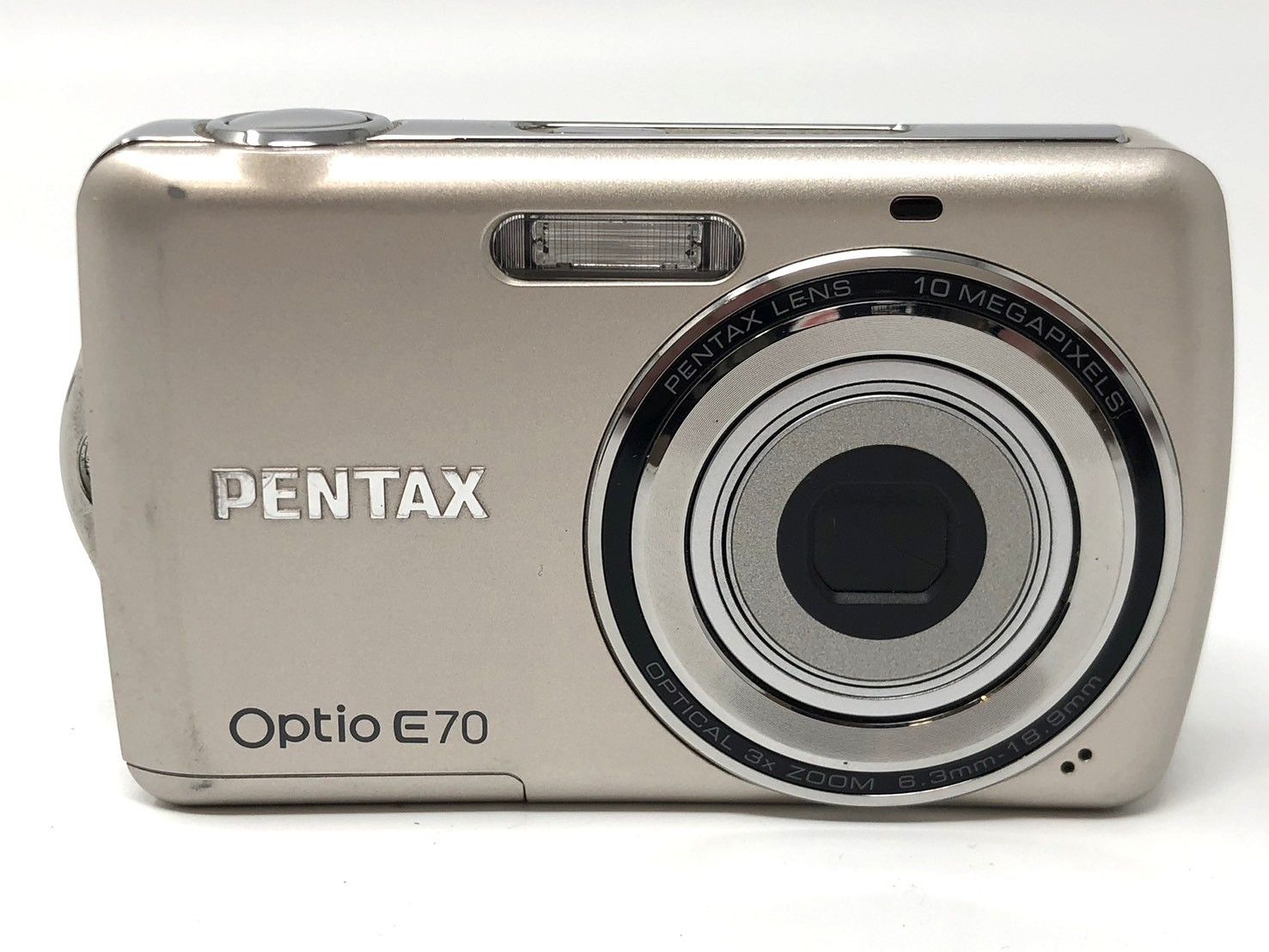 【元箱付完動品】美品◆PENTAX OptioP70◇シルバー◆コンデジデジカメ ◇PENTAX ペンタックス OPTIO E70 コンパクトデジタルカメラ デジカメ