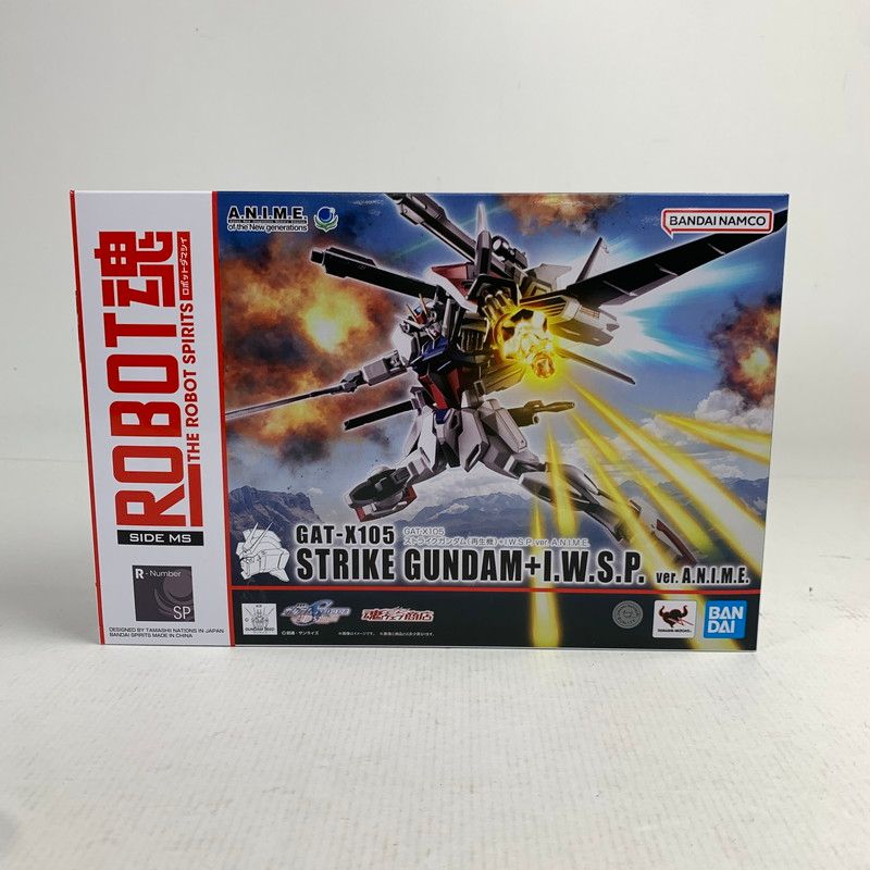 中古美品】 未開封 ROBOT魂 ＜SIDE MS＞ GAT-X105 ストライクガンダム