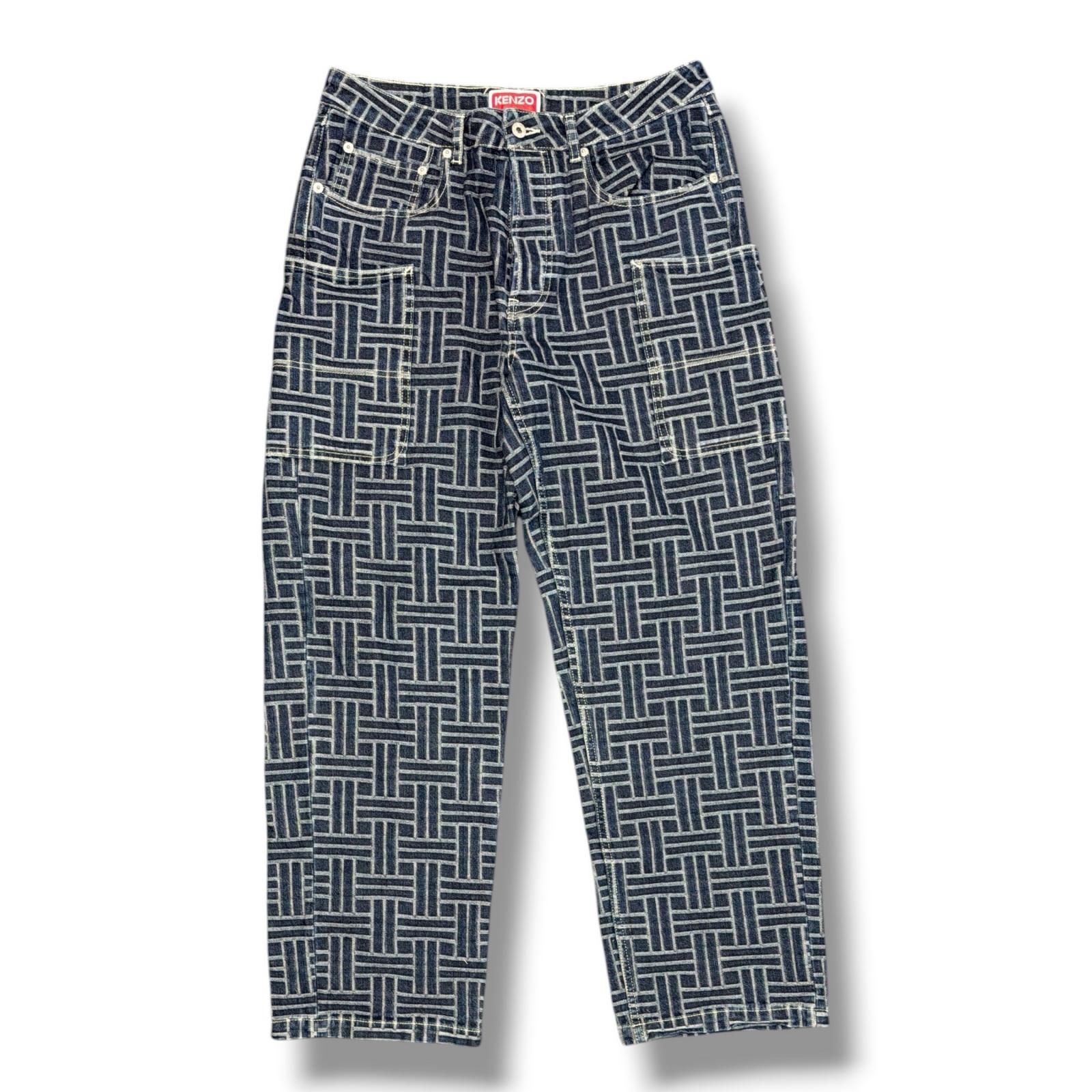 KENZO cargo monkey jeans カーゴデニムパンツ ジーンズ ケンゾー FE65DP4086J2 インディゴ US32 （60569A） KENZO cargo monkey jeans カーゴデニムパンツ ジーンズ ケンゾー