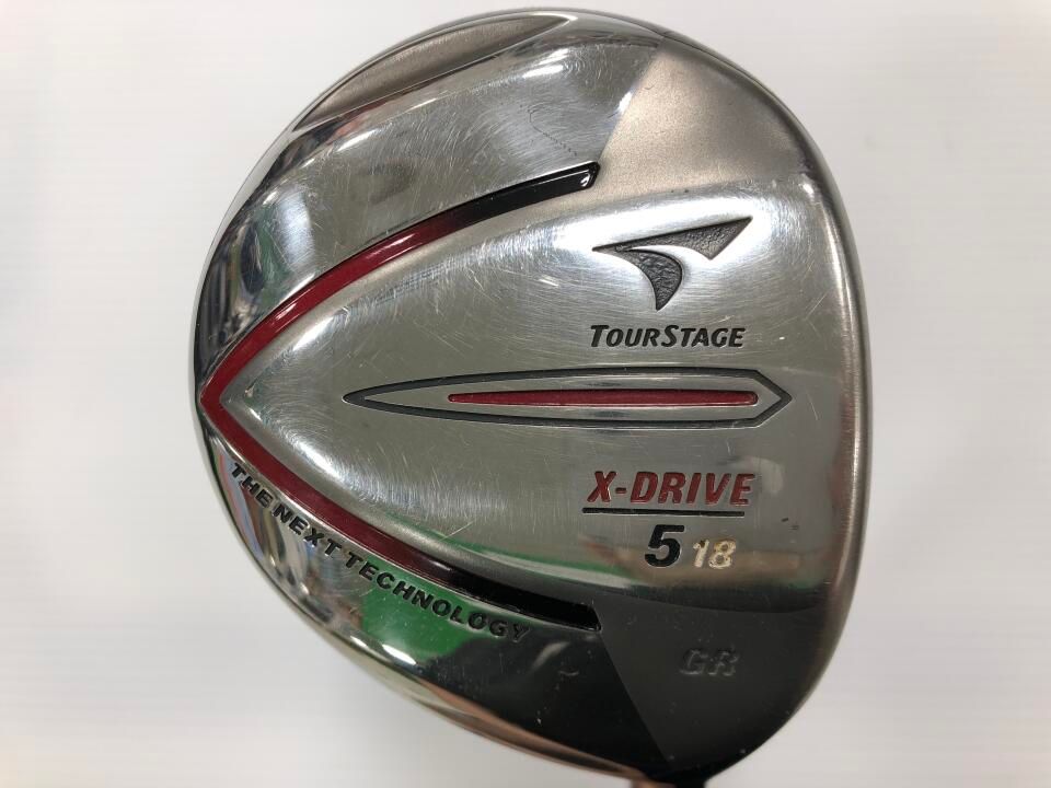 アンティークゴルフ コレクション ヴィンテージ ブリヂストン ツアーステージ X-DRIVE GR FW 18度 XD-S60 Sフレックス
