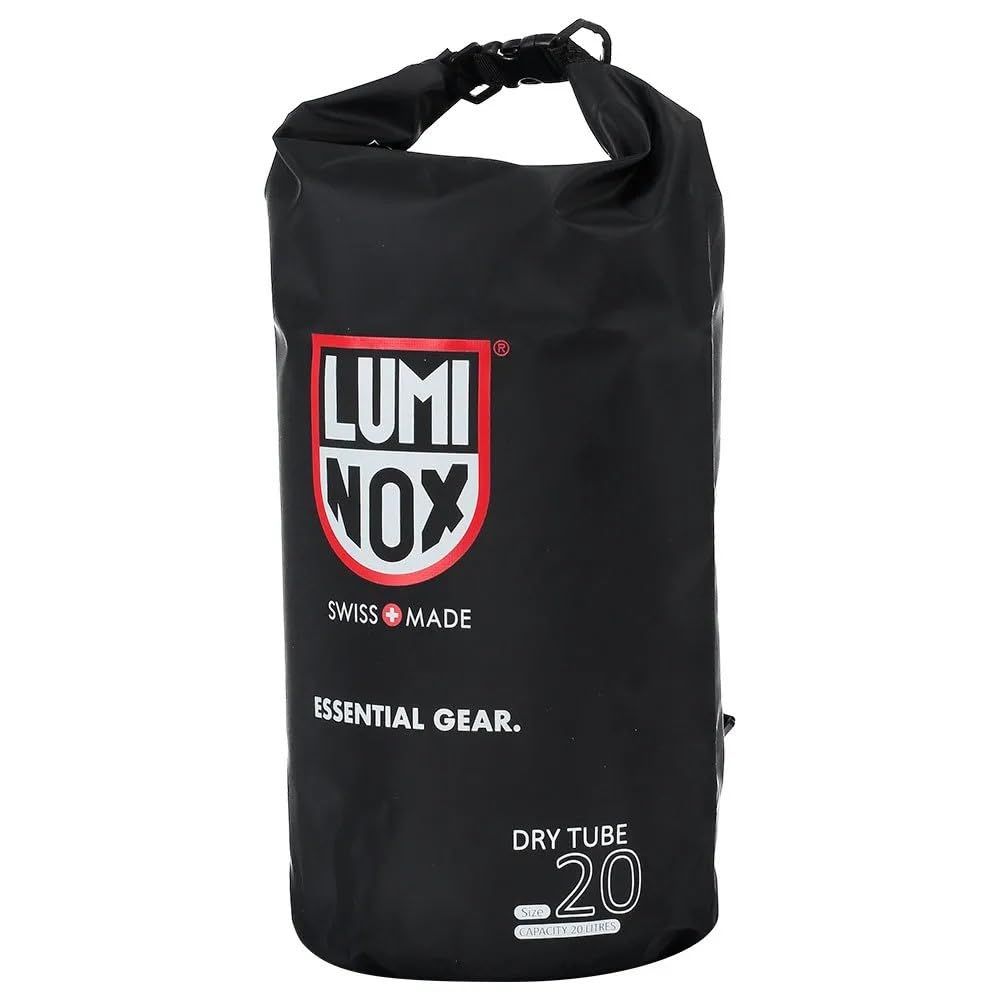 ルミノックス LUMINOX 20L 防水バッグ ドラム型 2WAY ストラップ付き 斜め掛け可能 JBA.L009 Bolsa Waterproof 60 cm x 24 cm ドライバッグ ブラック キャンプ アウトドア ジムバッグ [並行輸入品]pms