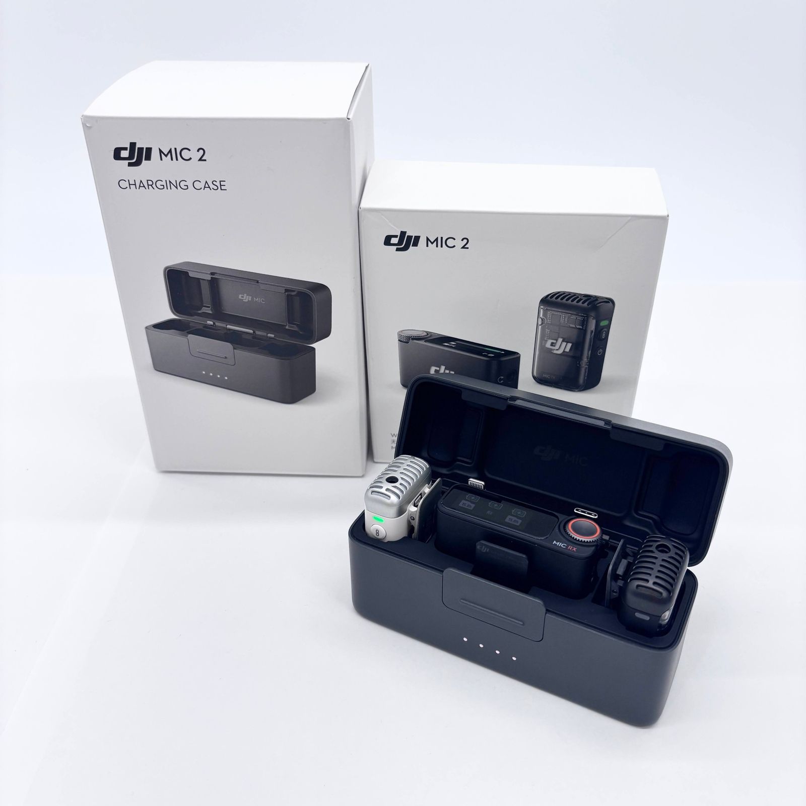 DJI Mic 2 1TX + 1RX + 単体トランスミッター パールホワイト CHARGING