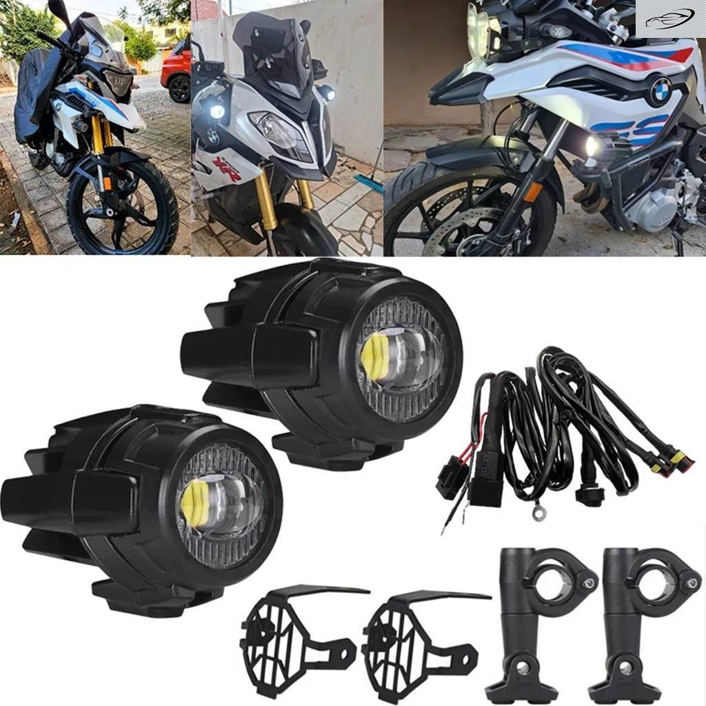 LED補助 ヘッドライト + マウント キット BMW ヘッドライト 用GS 1200 1250 F800GS R1100GS F700GS リレー配線 ハーネス