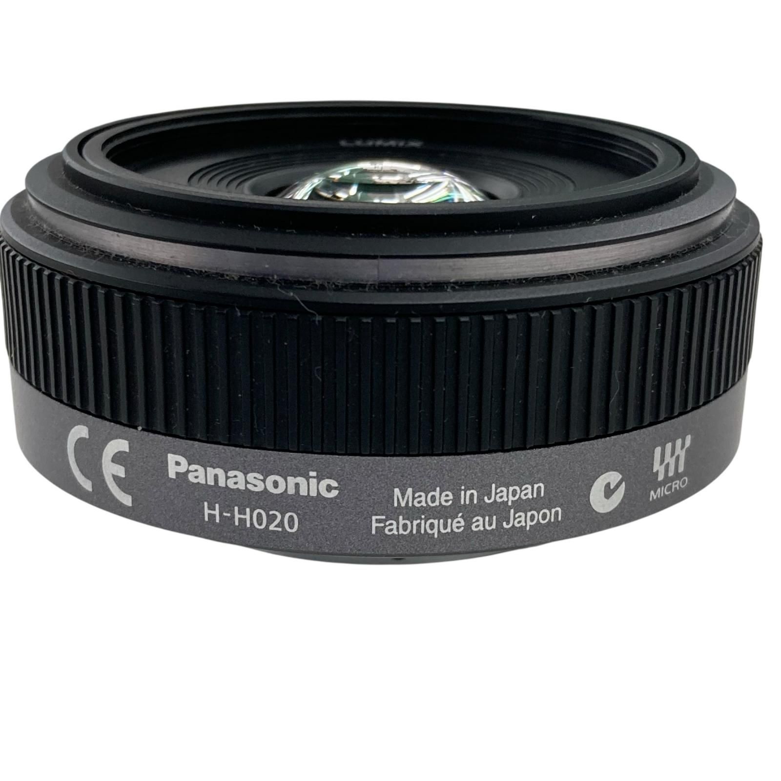 186000 動作未確認 Panasonic パナソニック LUMIX G 20mm/F1.7 ASPH. H