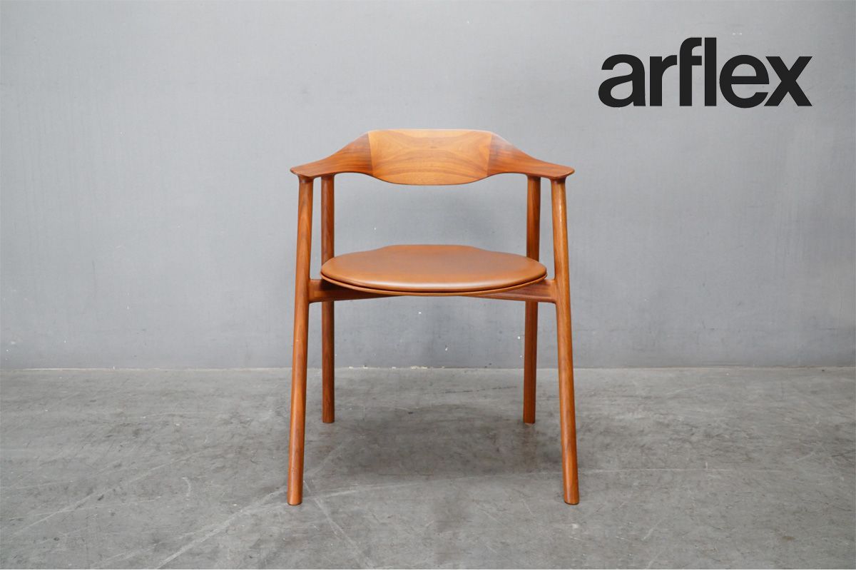 展示美品 arflex(アルフレックス) ARCA(アルカ) チェア ブラック