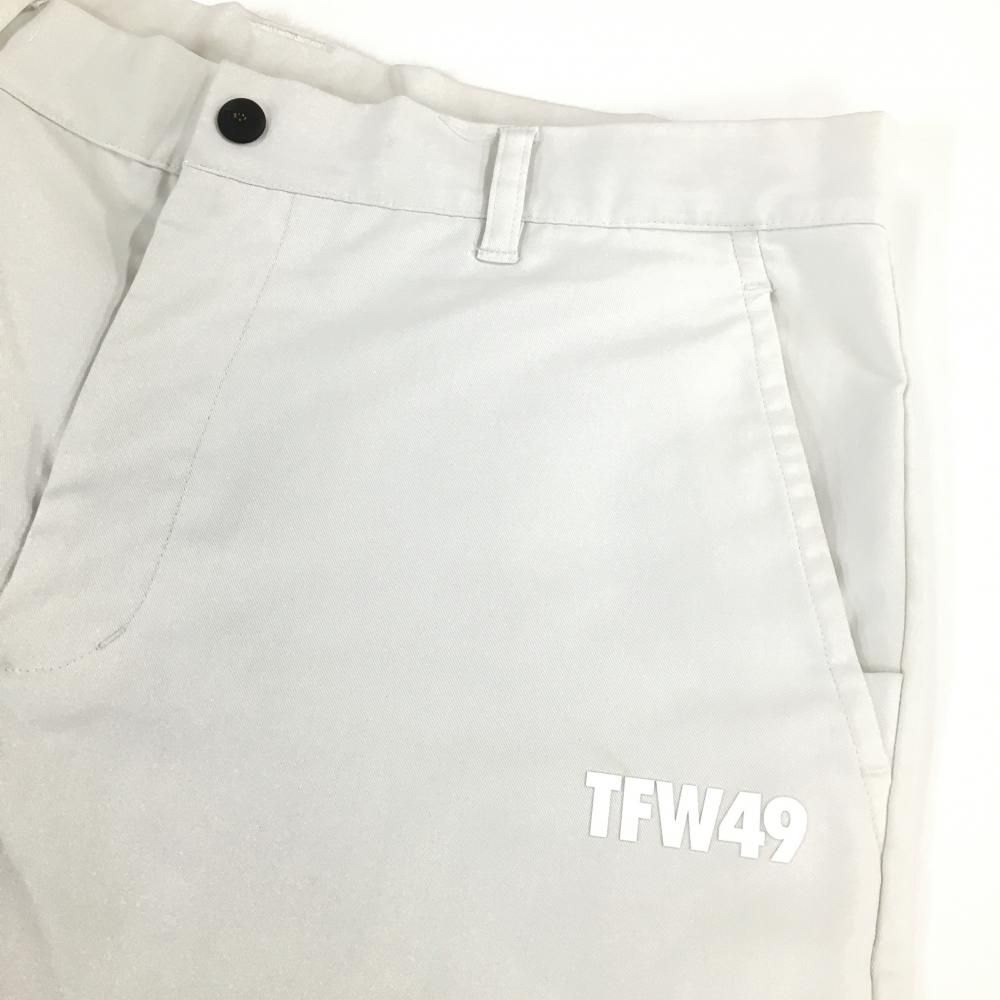 TFW49 ハーフパンツ 白系 ポケット下ロゴ メンズ XL ゴルフウェア 2025