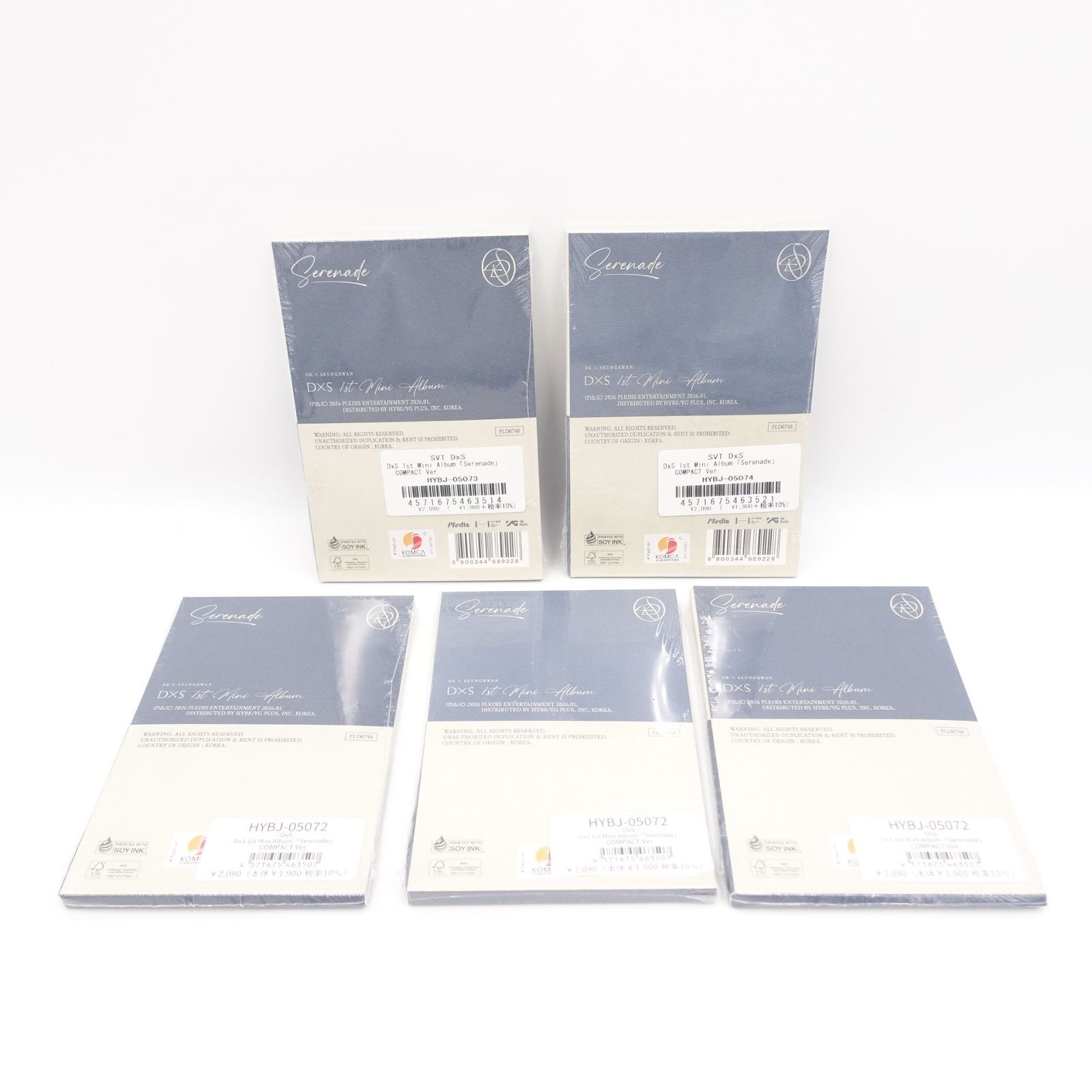 SEVENTEEN DxS Serenade BLUE Ver. ECHO Ver. COMPACT Ver. 未開封 CD