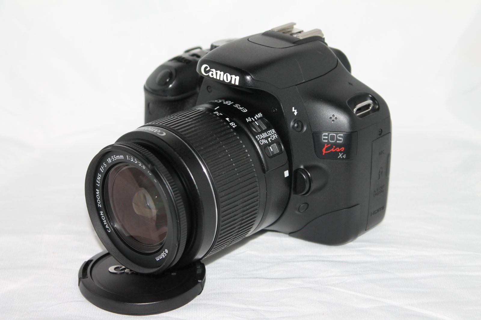 美品】 Canon EOS Kiss X4 レンズセット 18-55mm IS 一眼レフ デジカメ