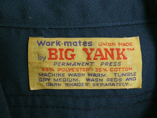 70s USA製 ビッグヤンク 長袖 ワーク シャツ メンズ L / ヴィンテージ