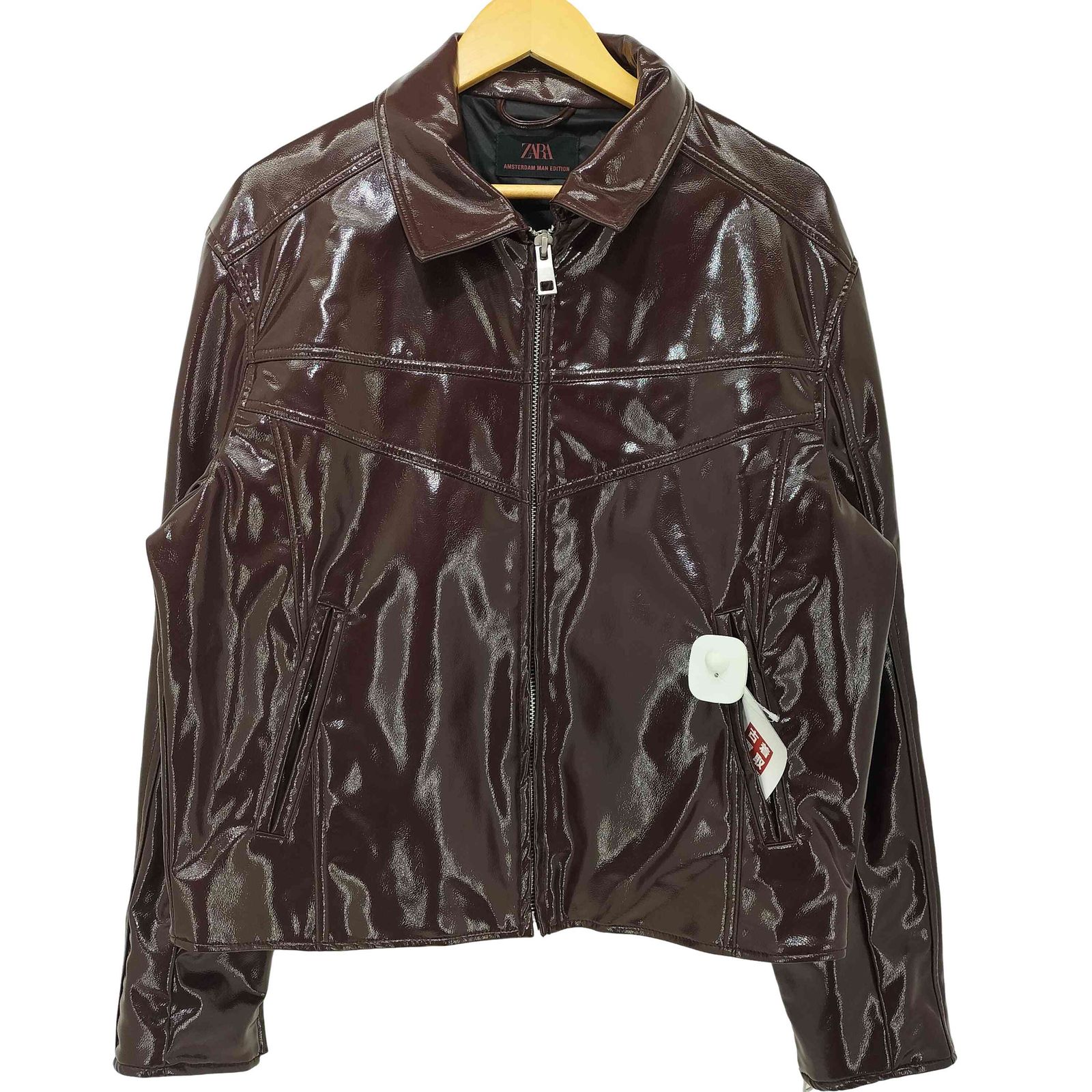 ザラ ZARA SHINY EFFECT JACKET シャイニー エフェクト ジャケット