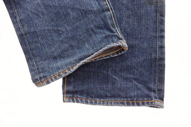 エヴィス EVISU Lot.2000 NO.3 ホワイト カモメ ペイント 30×35 デニム