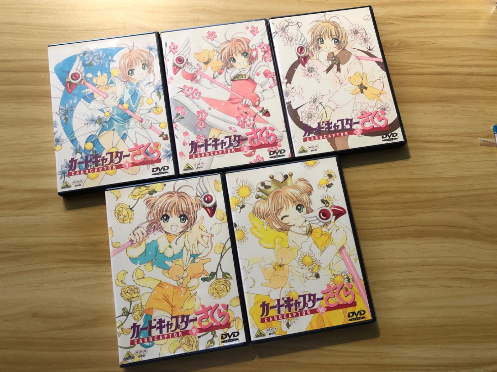 中古] [DVD] カードキャプターさくら(1-3、9-10) 5巻セット(2、3、9巻