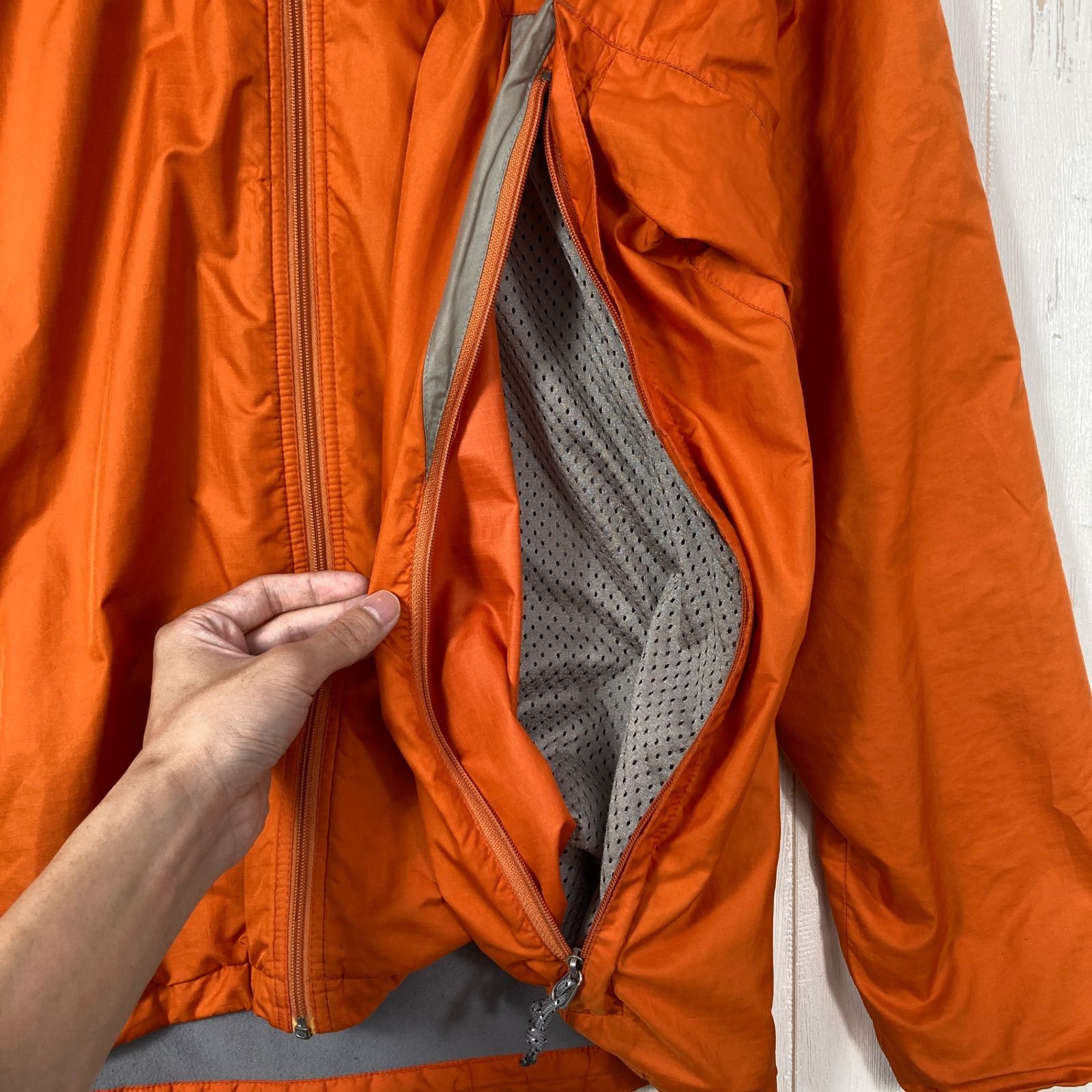 【Men's M オレンジ系】 2001 Patagonia ( パタゴニア ) ゼファー ジャケット Zephur Jacket Fiesta Orange/Dried Herb/Midgrey Heather 📦️Men's M オレンジ系 2001 Patagonia ( パタゴニア ) ゼファー