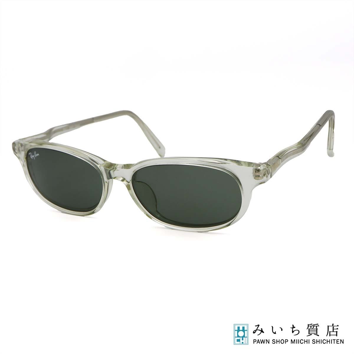 Ray-Ban レイバン クリアフレーム サングラス W2907 B&L グリーン系 度なし ケース付 ok1730