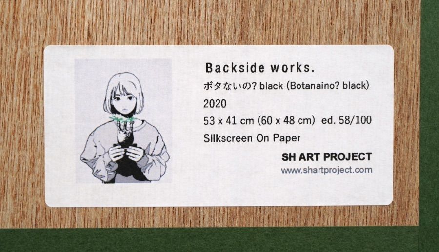 Backside works「ボタないの？black」 - メルカリ
