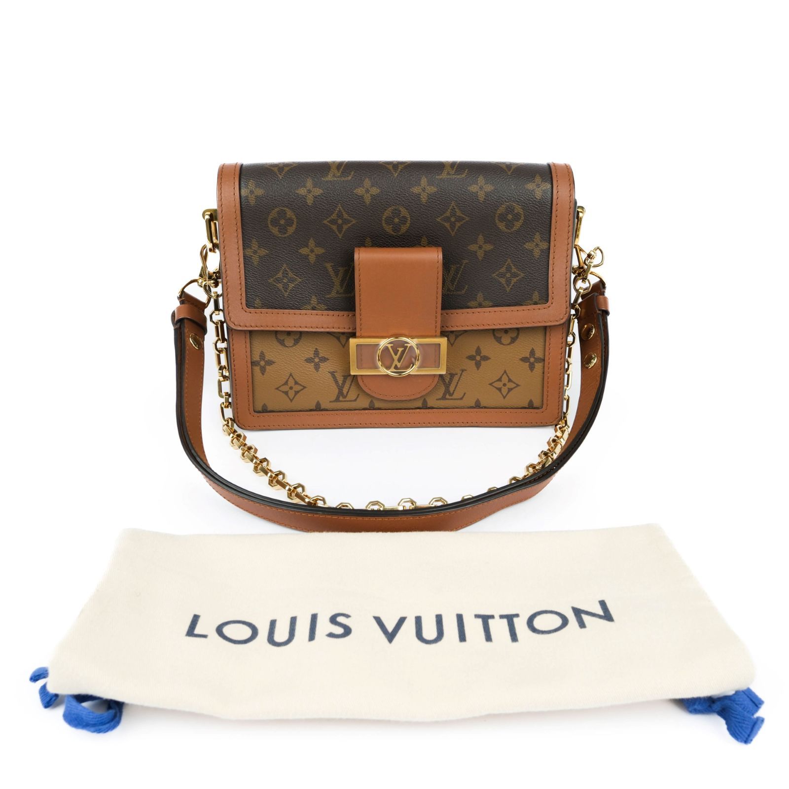 美品】ルイヴィトン LOUIS VUITTON ドーフィーヌ MM モノグラム