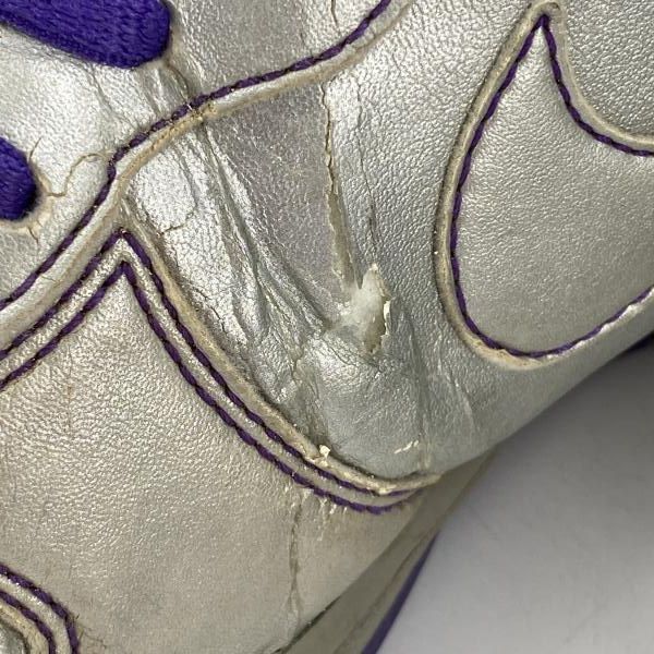 【中古】NIKE DUNK HIGH PREMIUM dinosaur.jr スニーカー 27cm 313171-003 シルバー パープル ナイキ[10][240010524677] 中古】NIKE DUNK HIGH PREMIUM dinosaur.jr スニーカー 27cm 313171