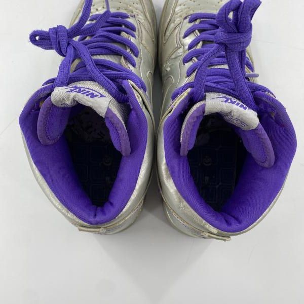 【中古】NIKE DUNK HIGH PREMIUM dinosaur.jr スニーカー 27cm 313171-003 シルバー パープル ナイキ[10][240010524677] 中古】NIKE DUNK HIGH PREMIUM dinosaur.jr スニーカー 27cm 313171