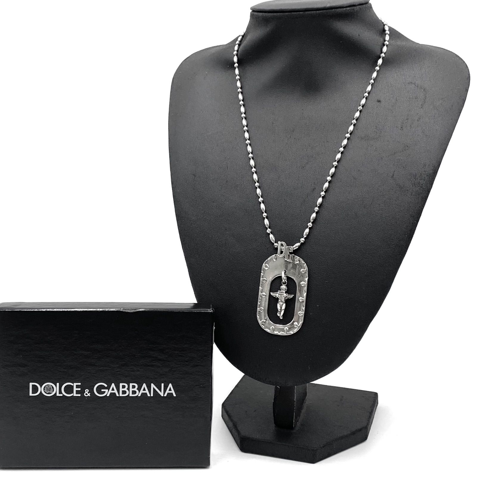 ドルチェ&ガッパーナ　D＆G シルバー925 ネックレス 国内希少！ DOLCE&GABBANA ドルチェアンドガッパーナ シルバー925