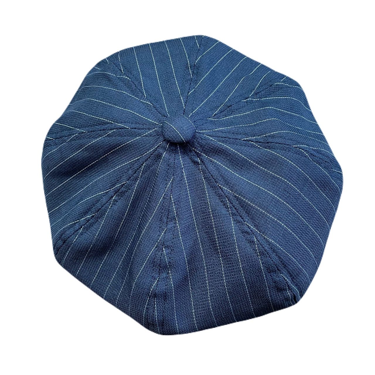 original john STRIPE MESH BRITISH CASQUETTE NAVY