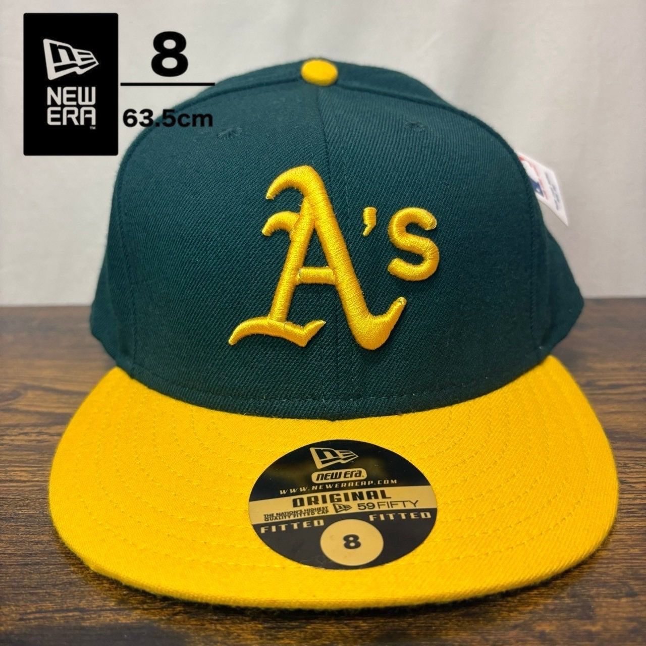 S47 ニューエラ 59 アスレチックス MLB usa製 ヴィンテージ2000