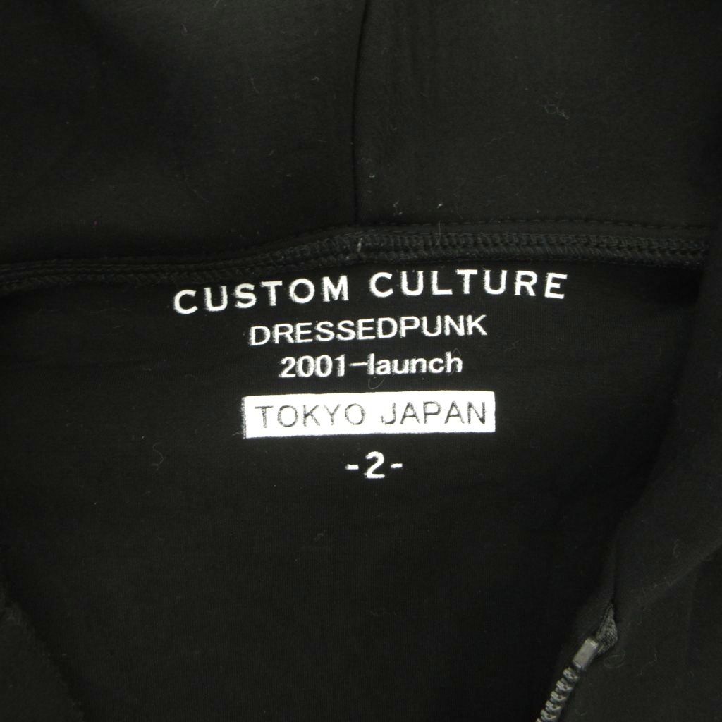 カスタムカルチャー CUSTOM CULTURE パーカー フーディ ジップアップ