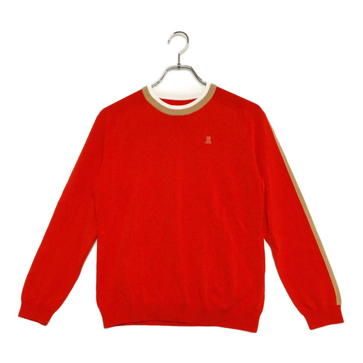 中古 レディース ランバンスポール LANVIN SPORT ニット 40(L) オレンジ 春秋 クルーネック