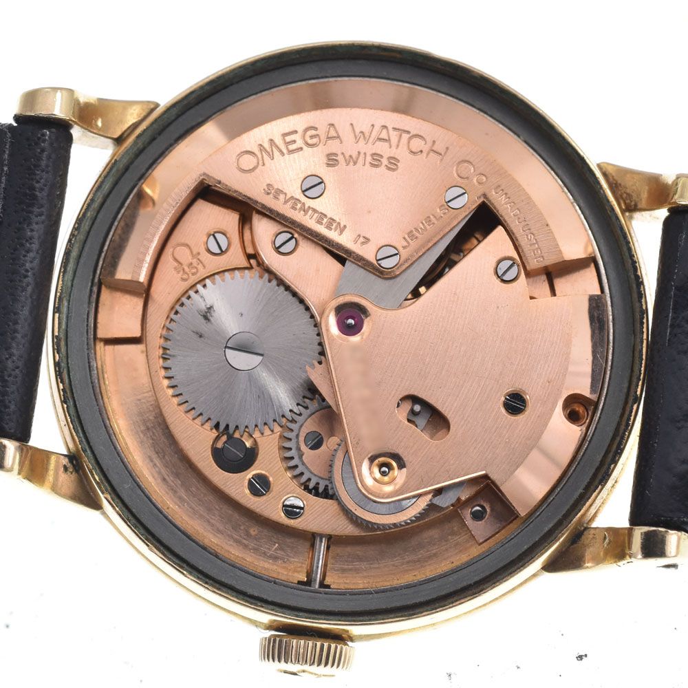 オメガ OMEGA ヴィンテージ ハーフローター Cal.351 シルバー 自動巻き